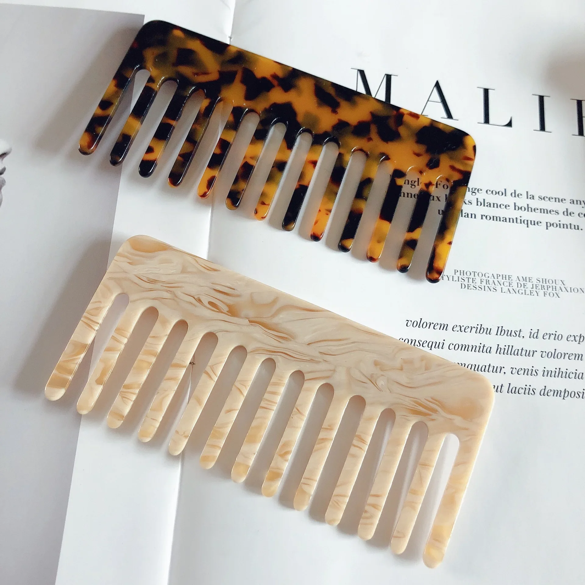 Hair Care Korean Products - Pettine per parrucchieri colorato in acetato