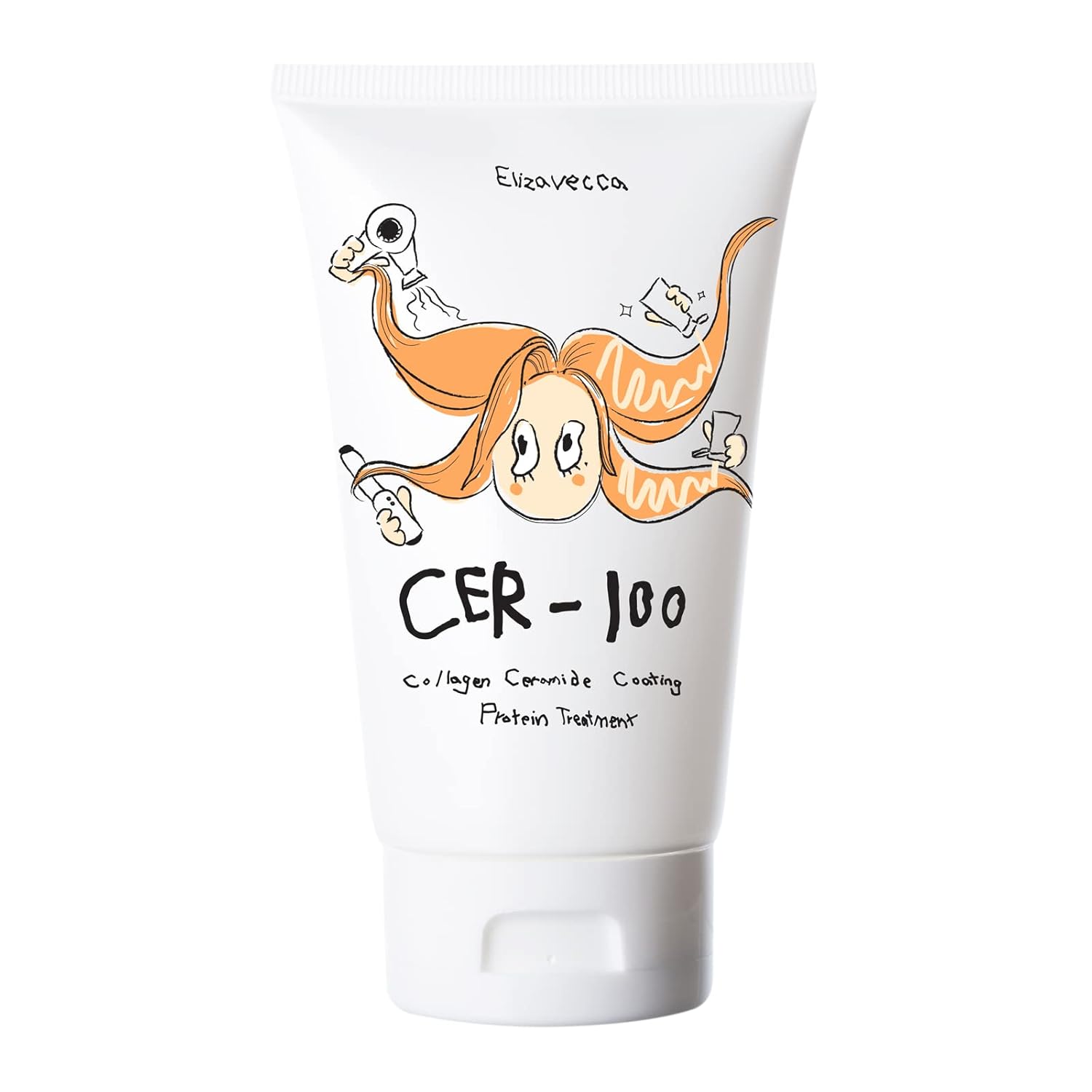 Hair Care Korean Products - CER-100 Elizavecca Collagen Ceramide Trattamento Proteico