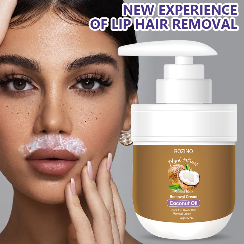 Hair Care Natural Ingredients - Crema Depilatoria per Labbra Rozino all'Olio