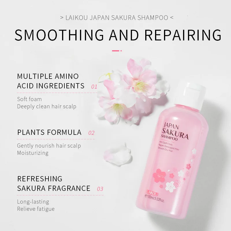LAIKOU Giappone Sakura Shampoo - Hair Care Dandruff recensione e prezzo